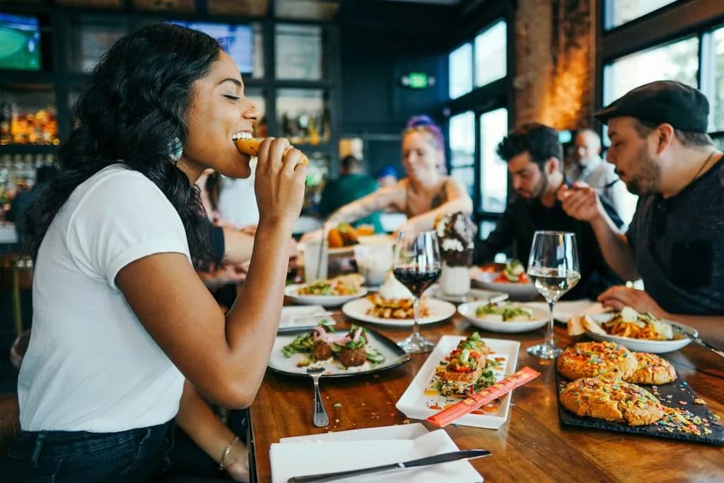 Restaurant team reviewing guest feedback