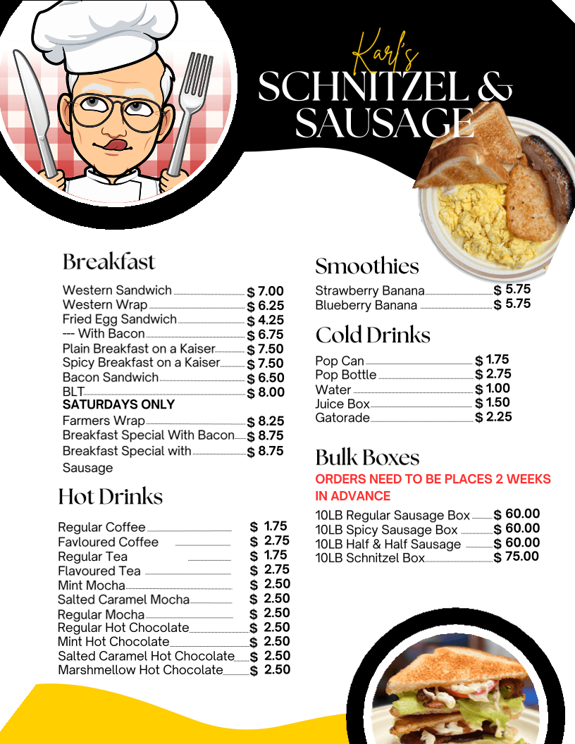Guest photo from a Google review at Karl's Sausage & Schnitzel House