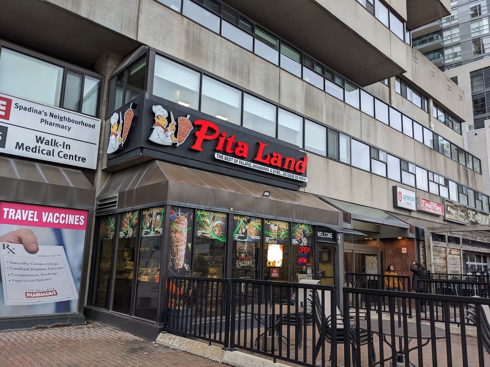 Guest photo from a Google review at Pita Land - Spadina