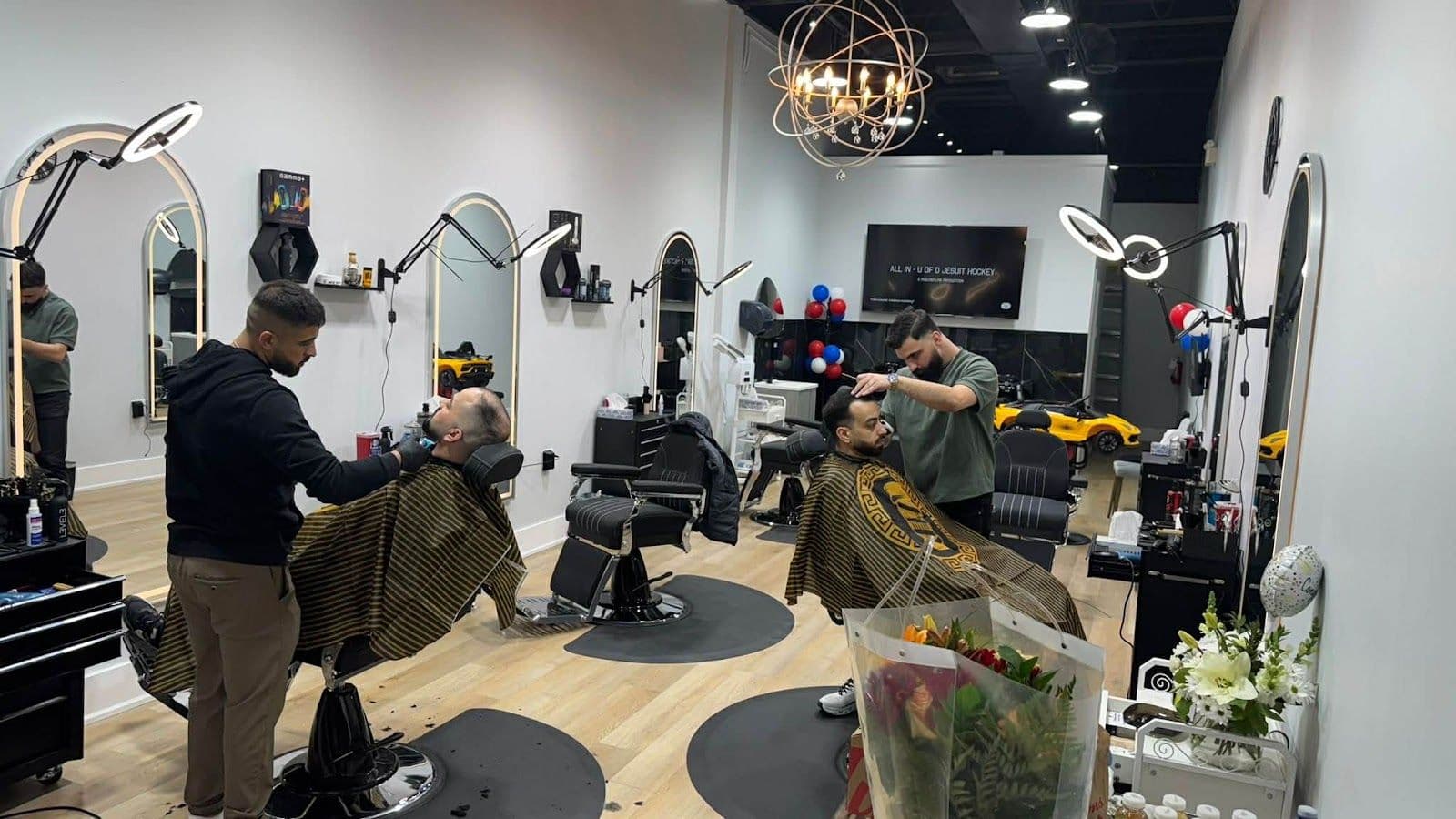 Another customer photo from a Google review at H & M Barbershop