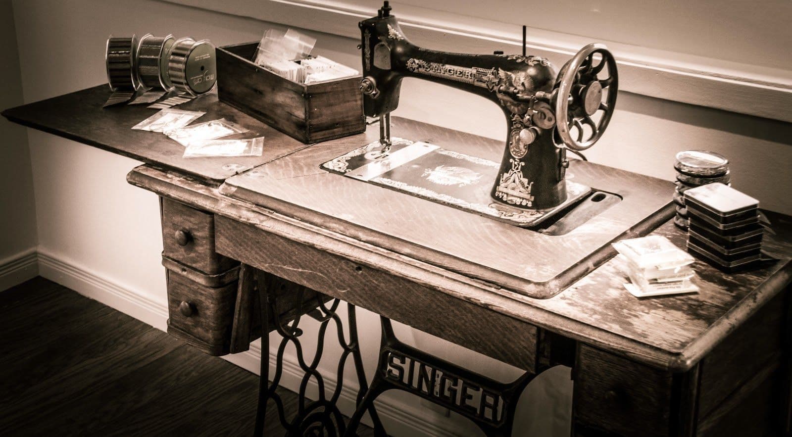 Guest photo from a Google review at Spool & Spindle Printshop