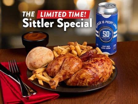 Another guest photo from a Google review at Swiss Chalet