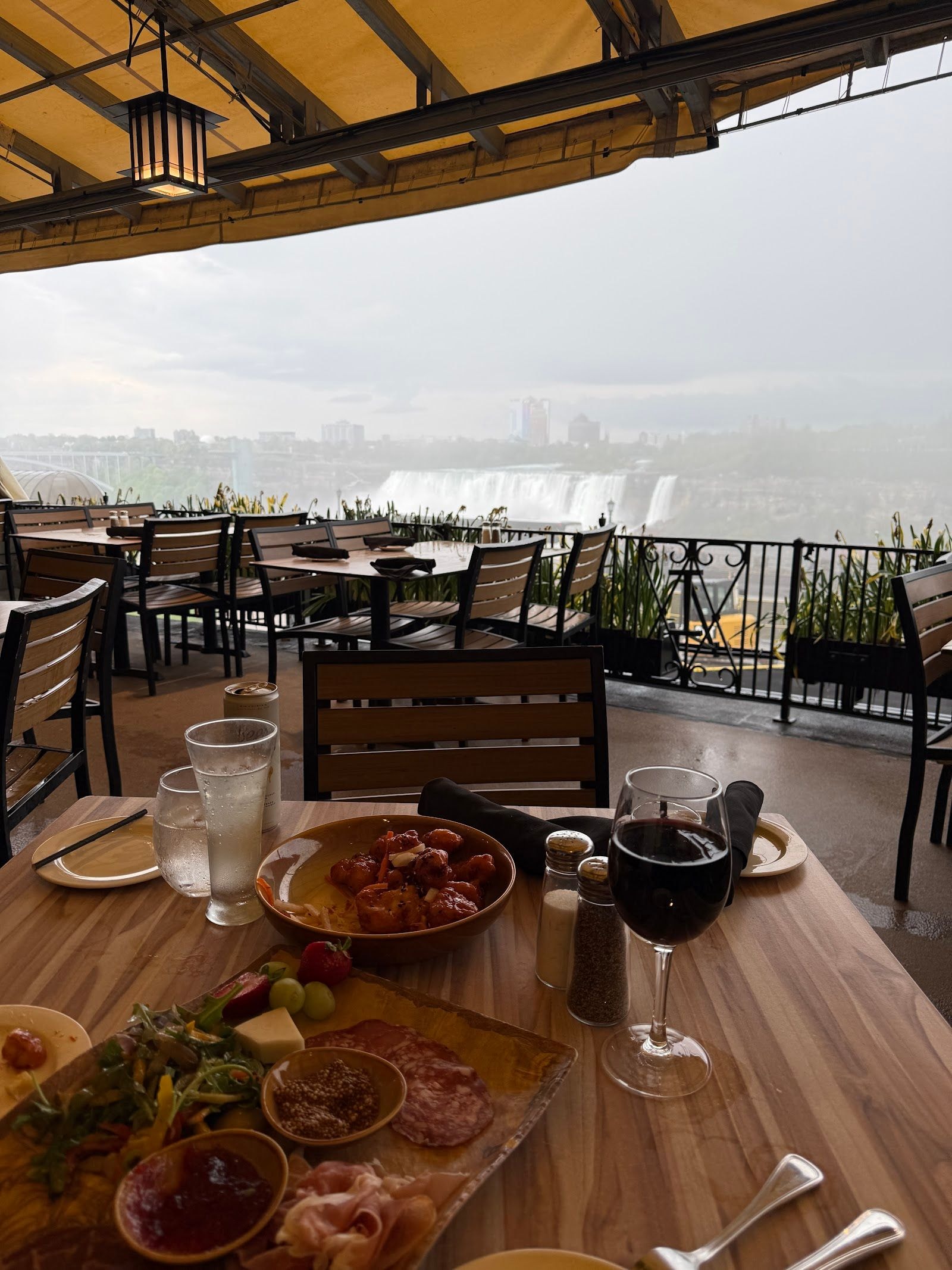 Guests dining at a busy restaurant
