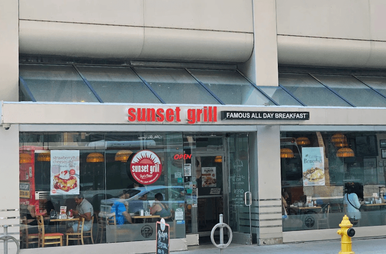 Guest photo from a Google review at Sunset Grill