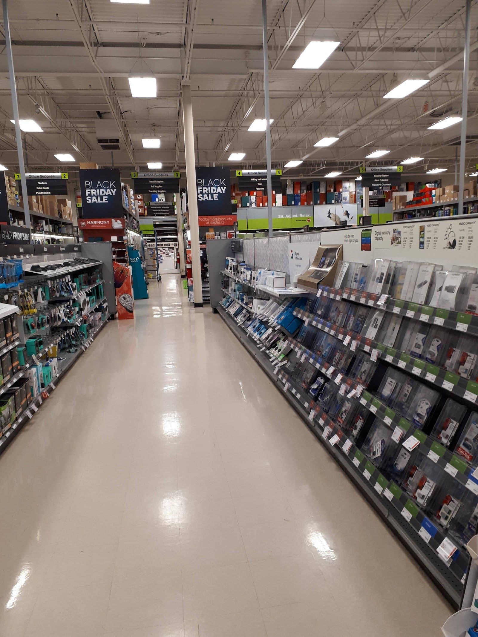 Another customer photo from a Google review at Staples