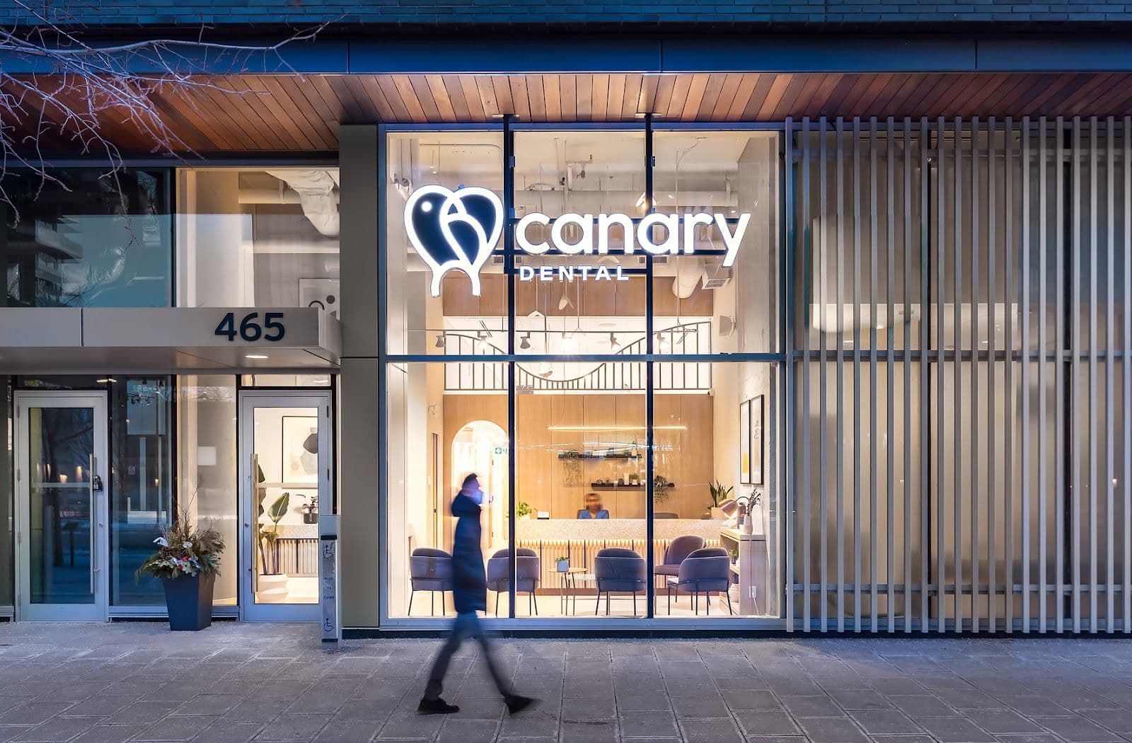 Patient photo from a Google review at Canary Dental