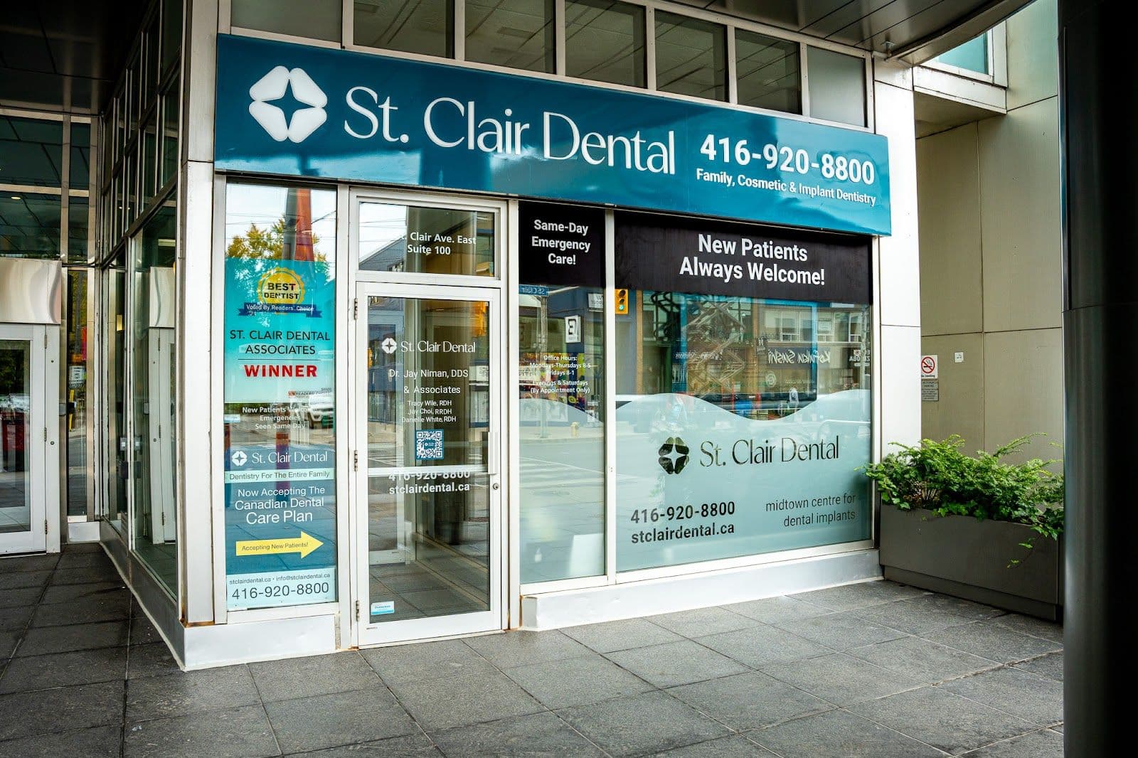 Patient photo from a Google review at St. Clair Dental