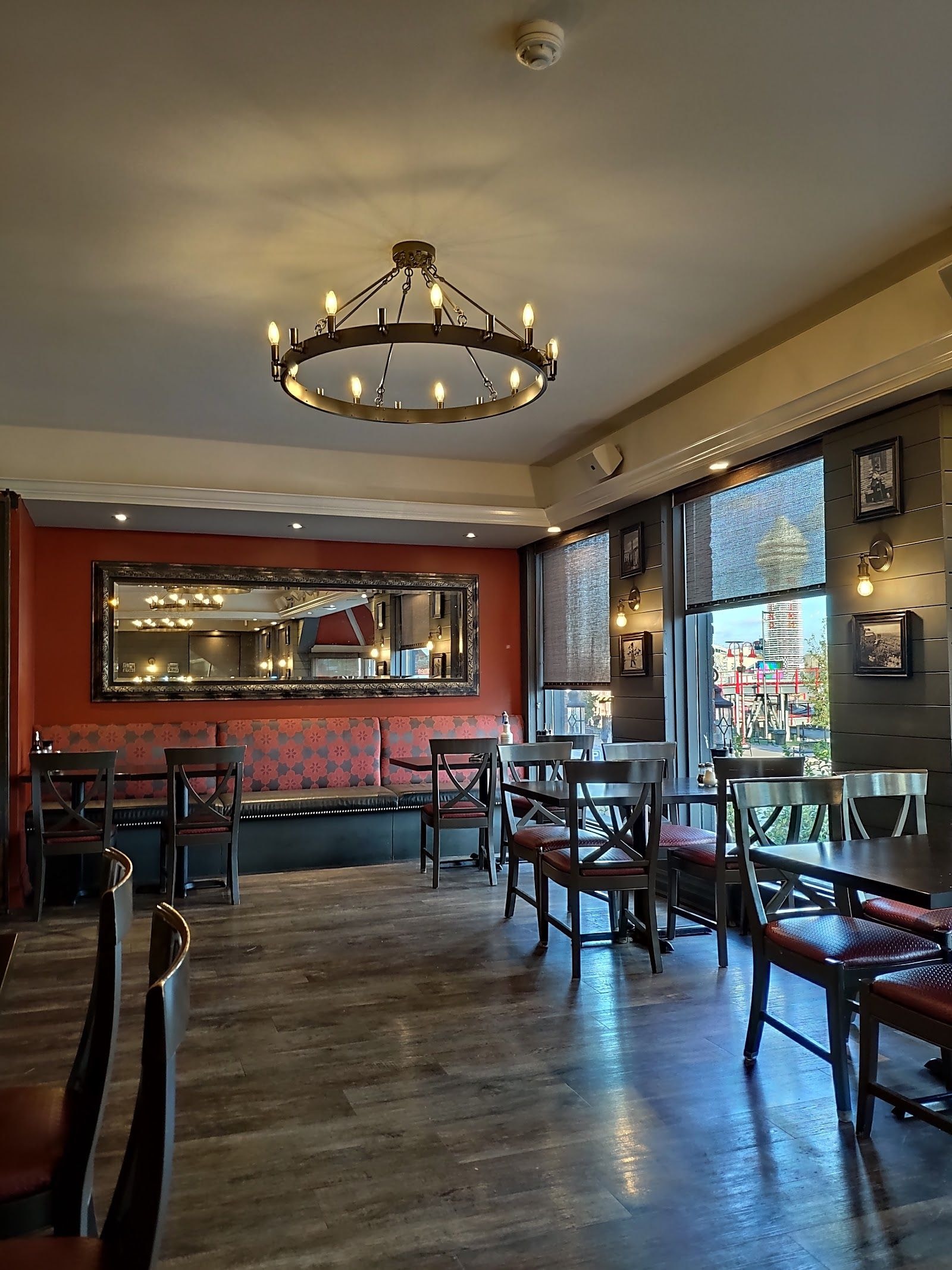 Guests dining at a busy restaurant