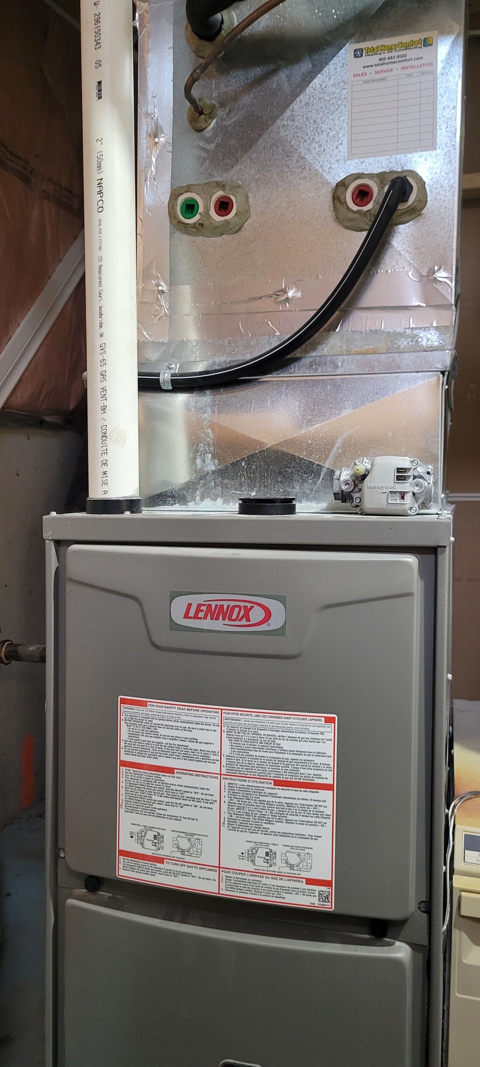 Another customer photo from a Google review at JLN HVAC Solutions Inc.
