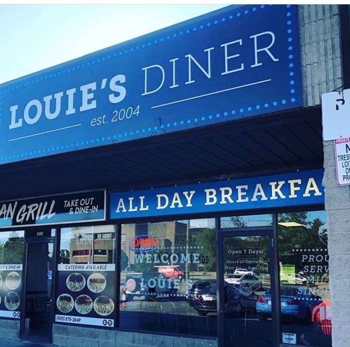 Guest photo from a Google review at Louie's Diner