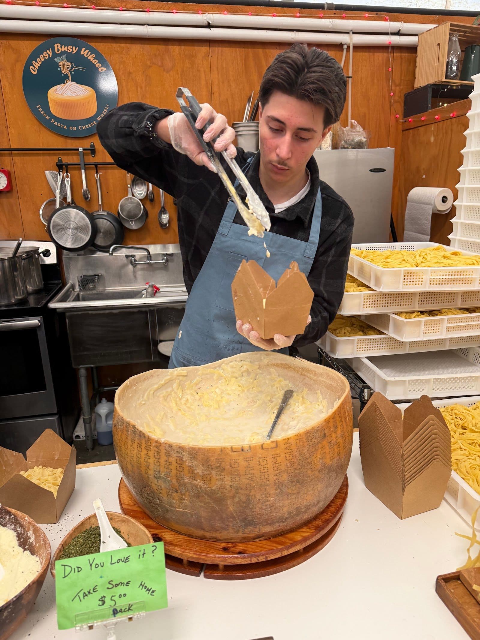 Guest photo from a Google review at Cheesy Busy Wheel Inc.