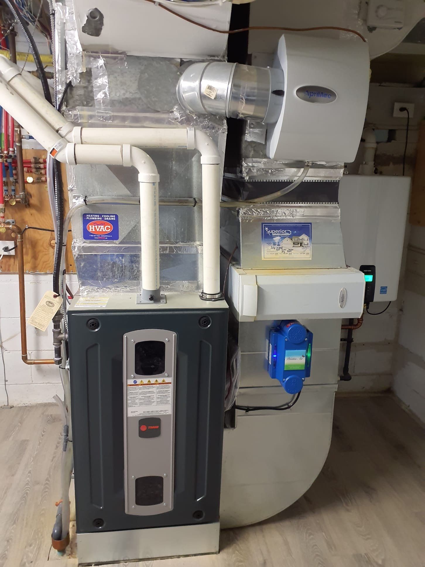 Another customer photo from a Google review at Dr HVAC and Plumbing (Toronto)