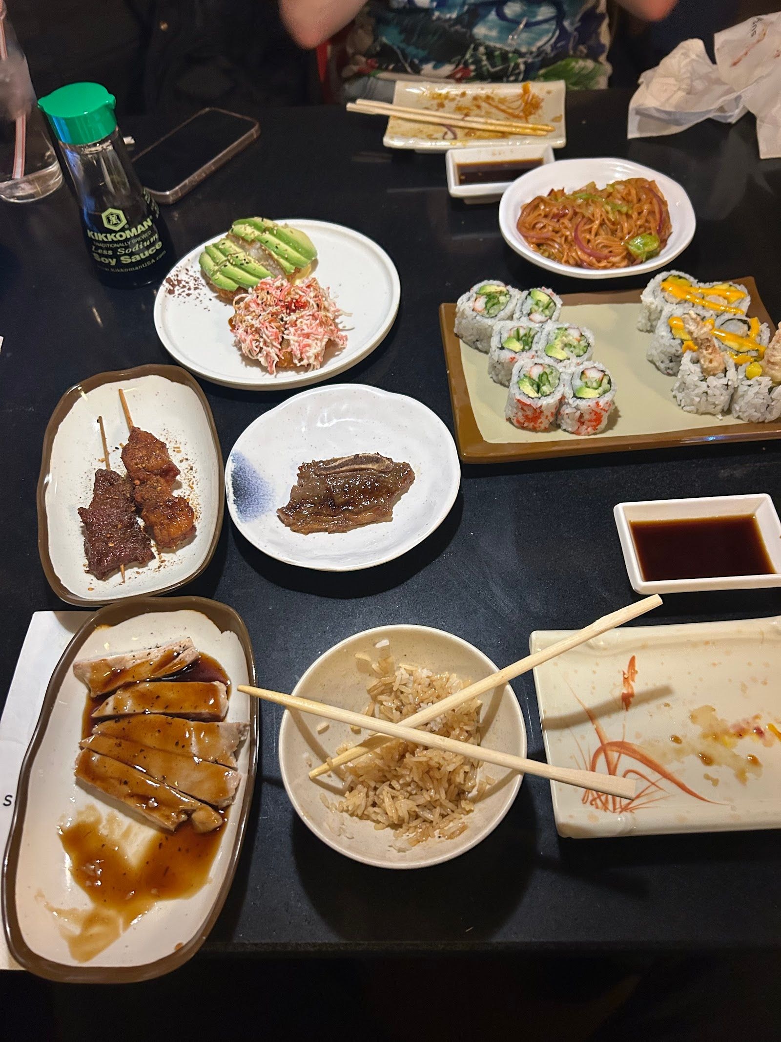 Guests dining at a busy restaurant