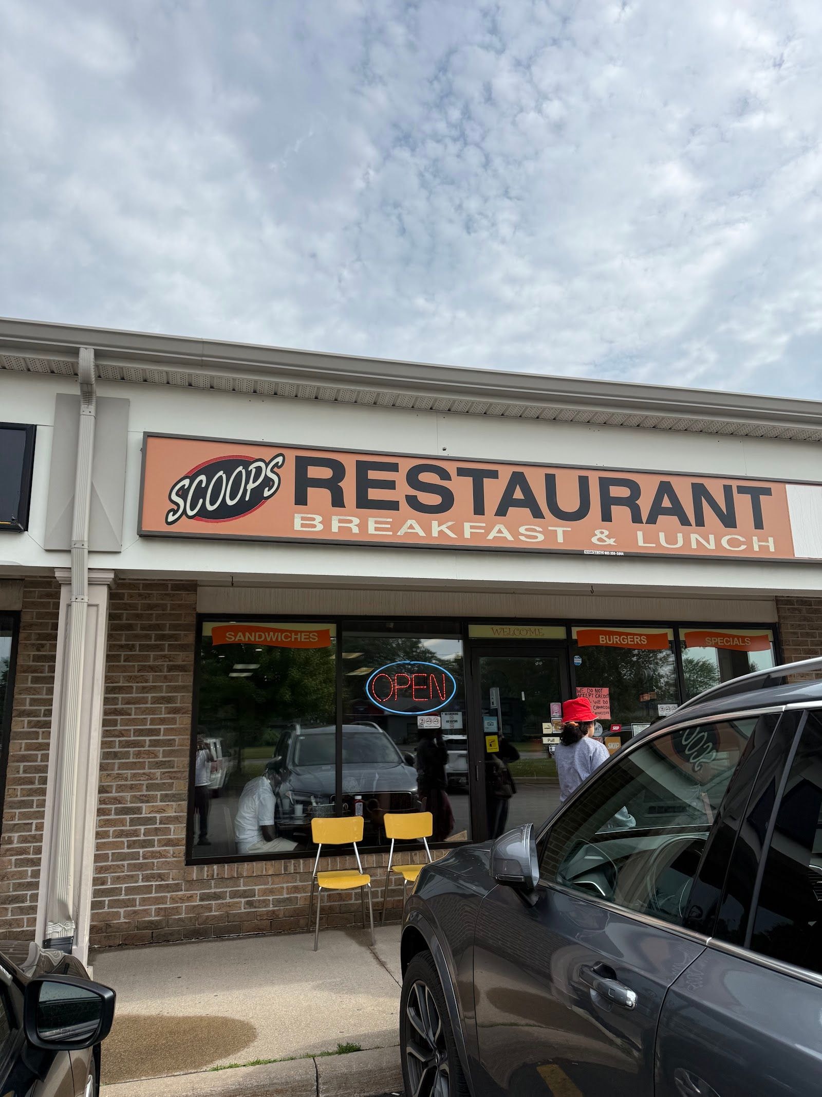 Guests dining at a busy restaurant