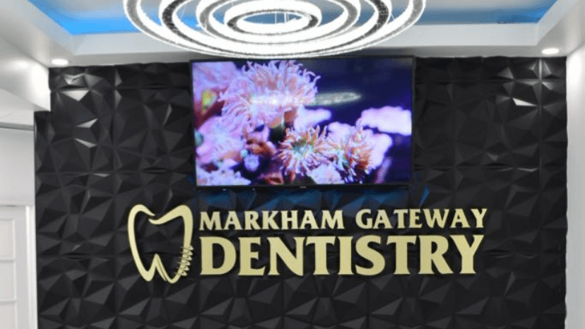 Patient photo from a Google review at Markham Gateway Dentistry