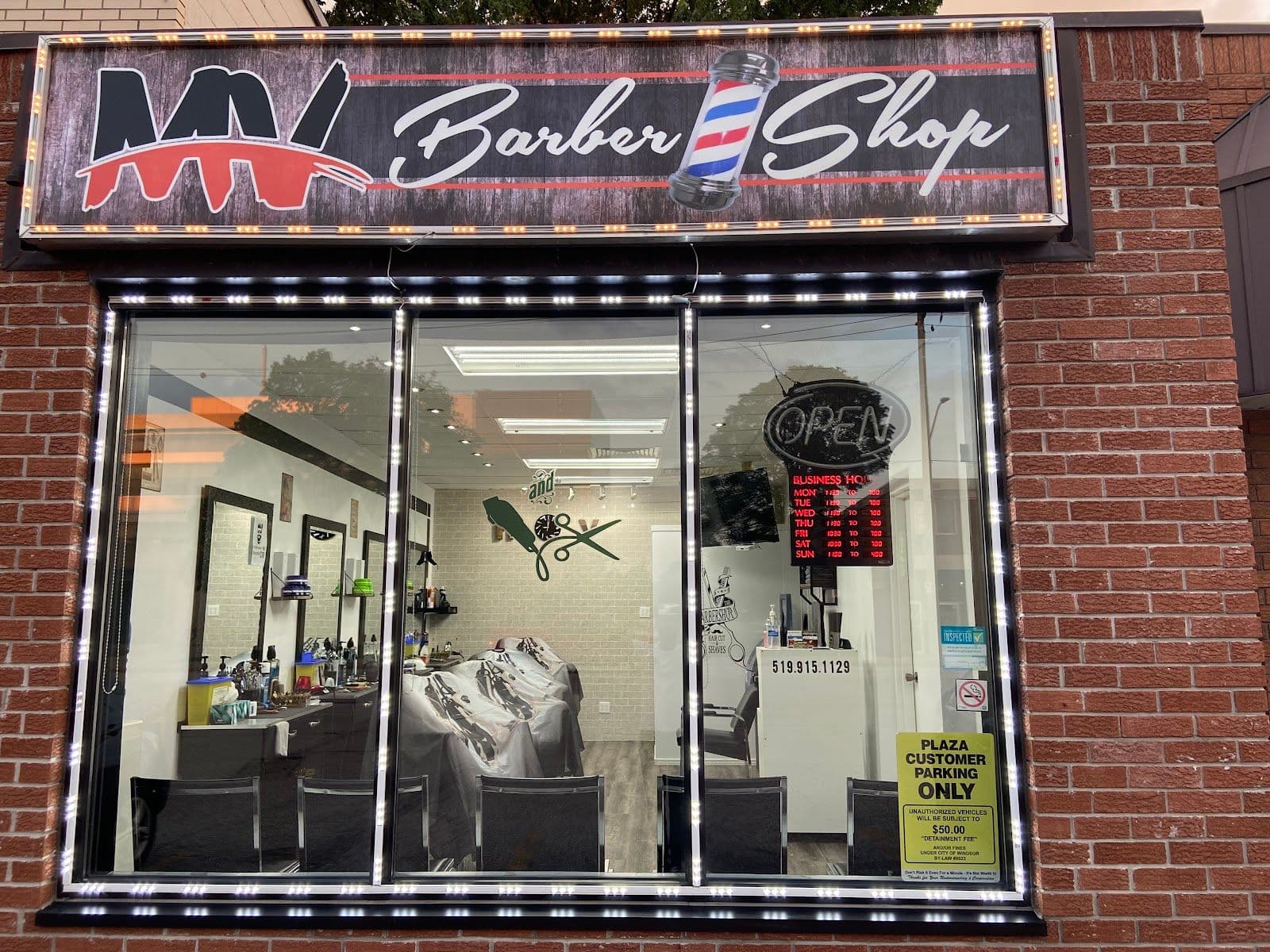 Guest photo from a Google review at MV Barbershop