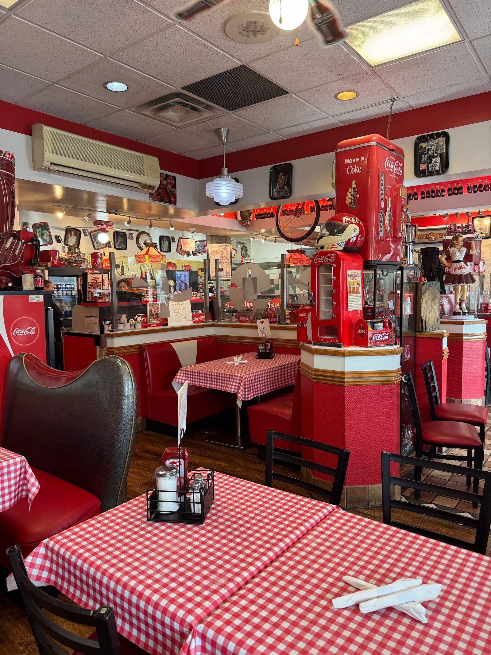 Guests dining at a busy restaurant