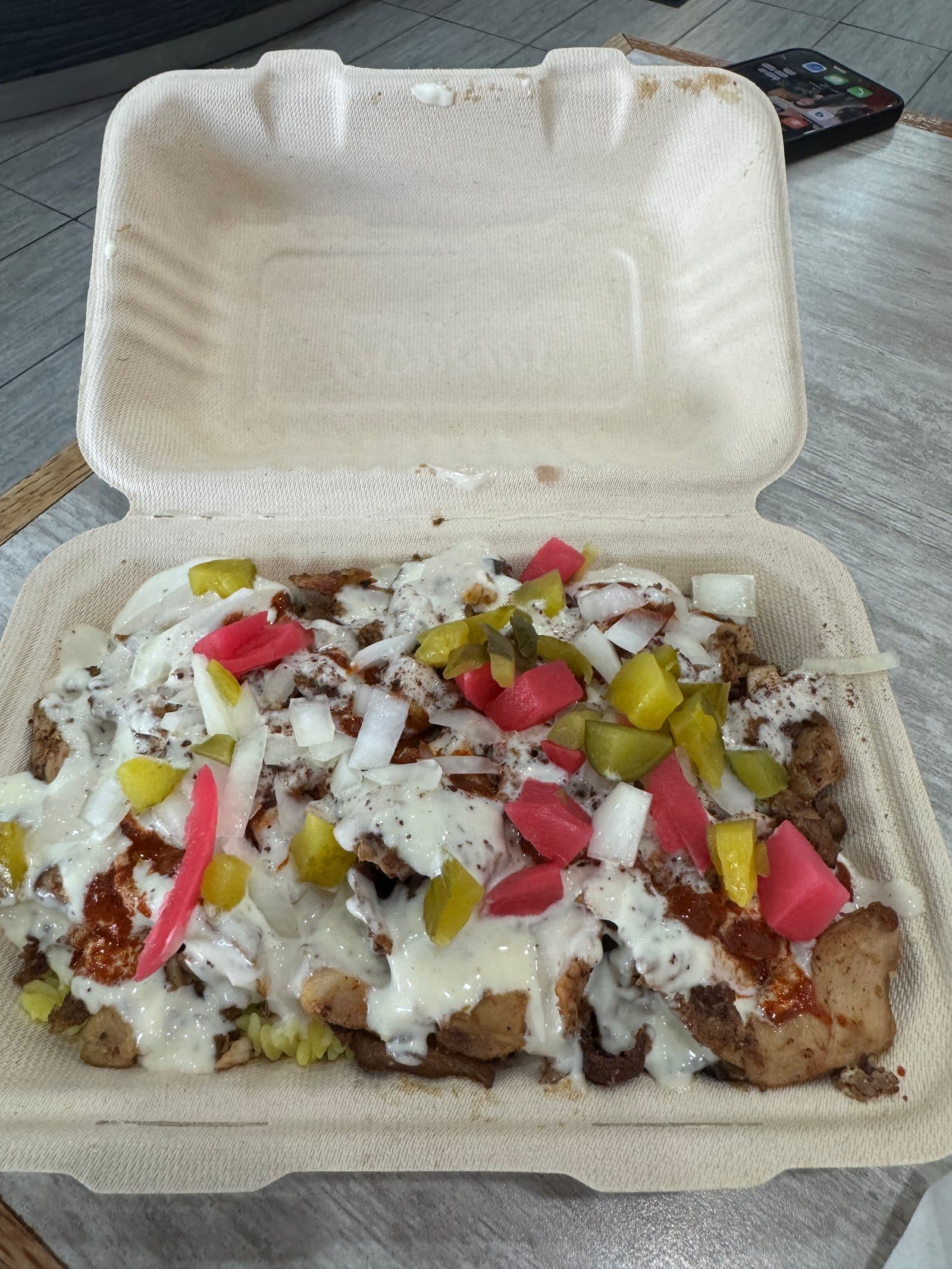 Another guest photo from a Google review at Osmow's Shawarma