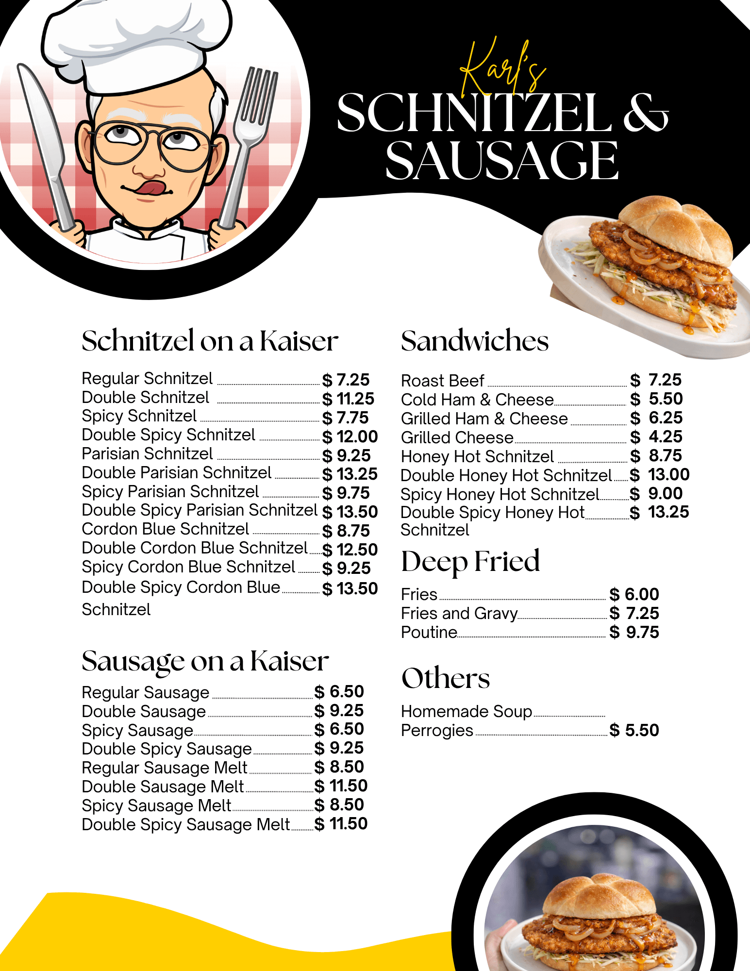 Another guest photo from a Google review at Karl's Sausage & Schnitzel House