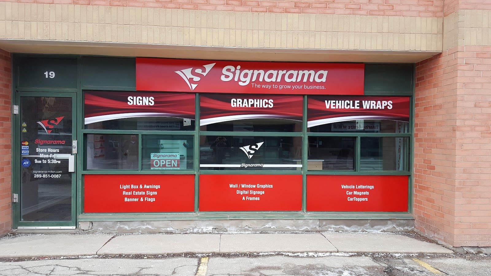 Customer photo from a Google review at Signarama Milton