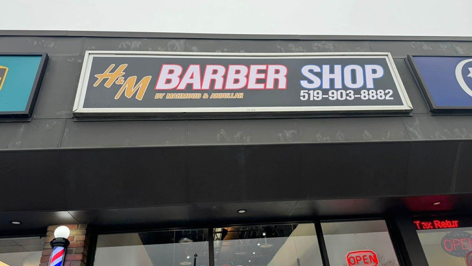 Customer photo from a Google review at H & M Barbershop