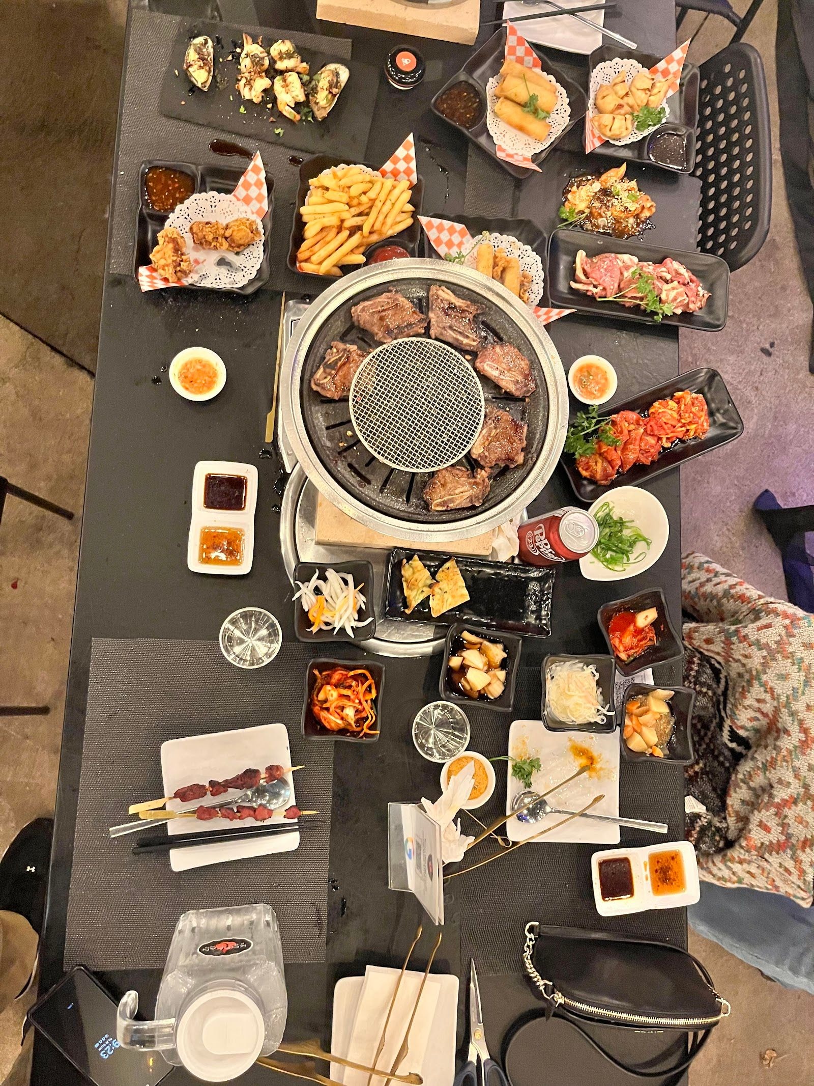 Guests dining at a busy restaurant