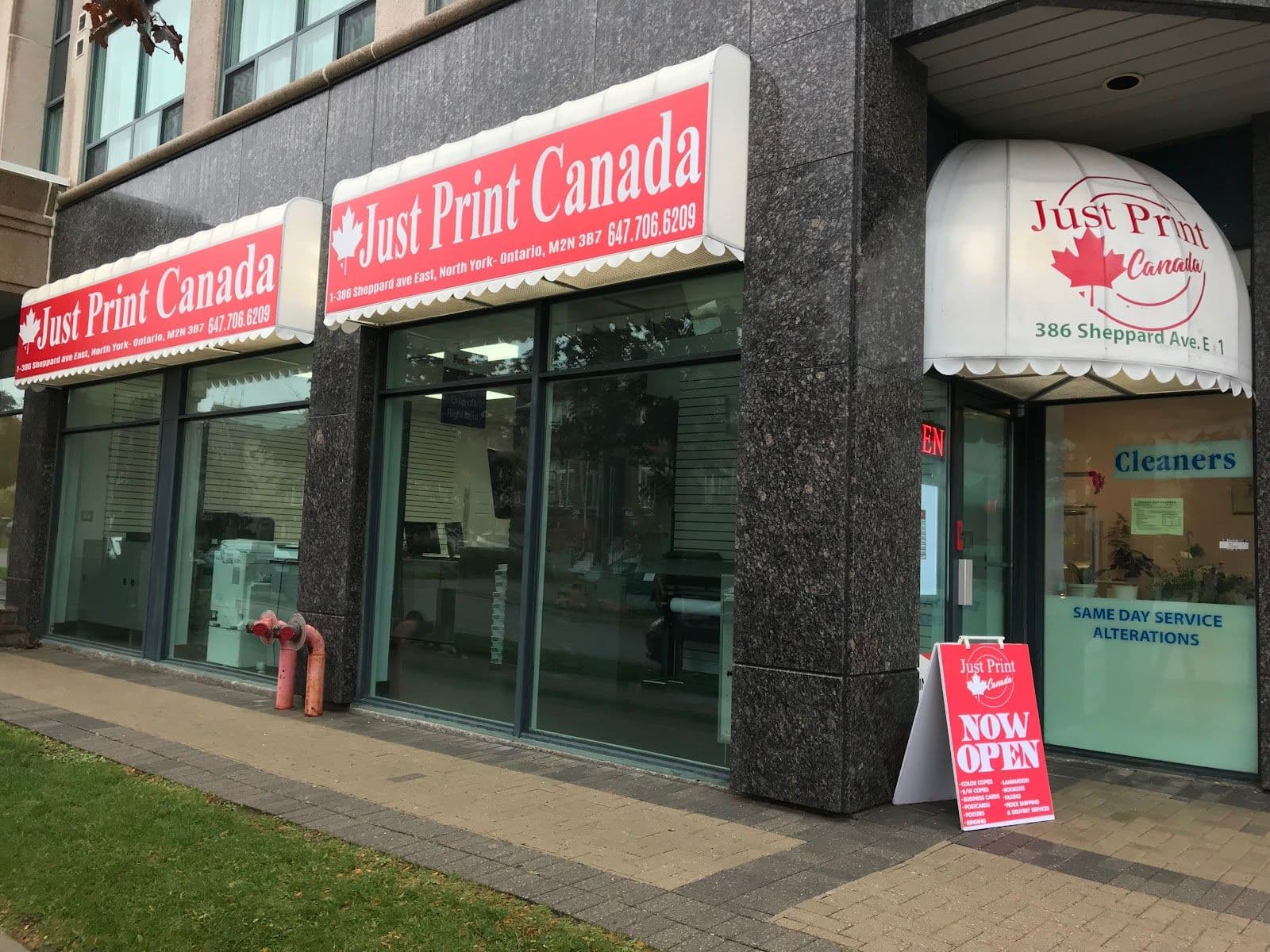 Guest photo from a Google review at Just Print Canada Inc