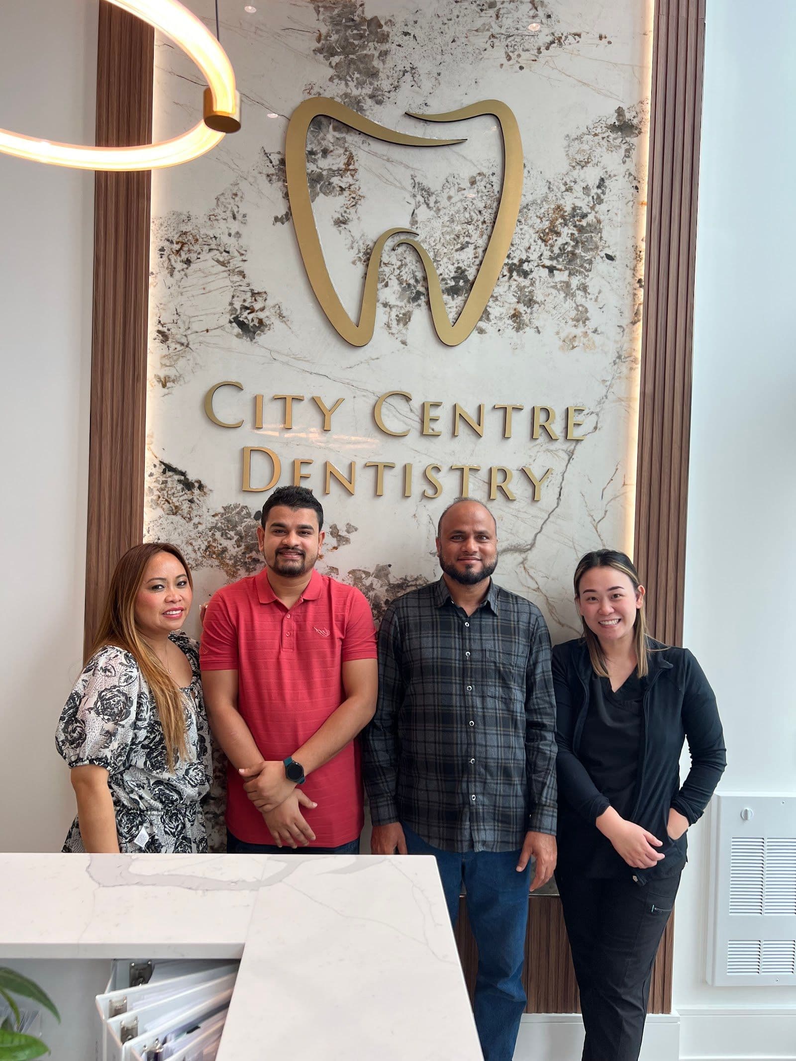 Another patient photo from a Google review at City Centre Dentistry