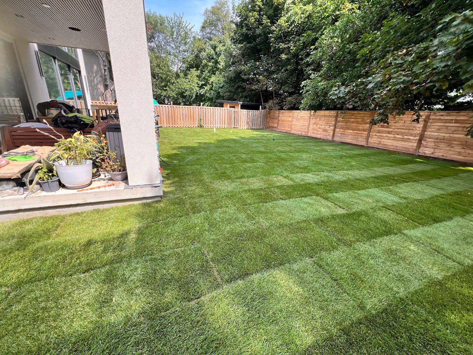 Another customer photo from a Google review at Green Yard Landscaping & Snow Removal