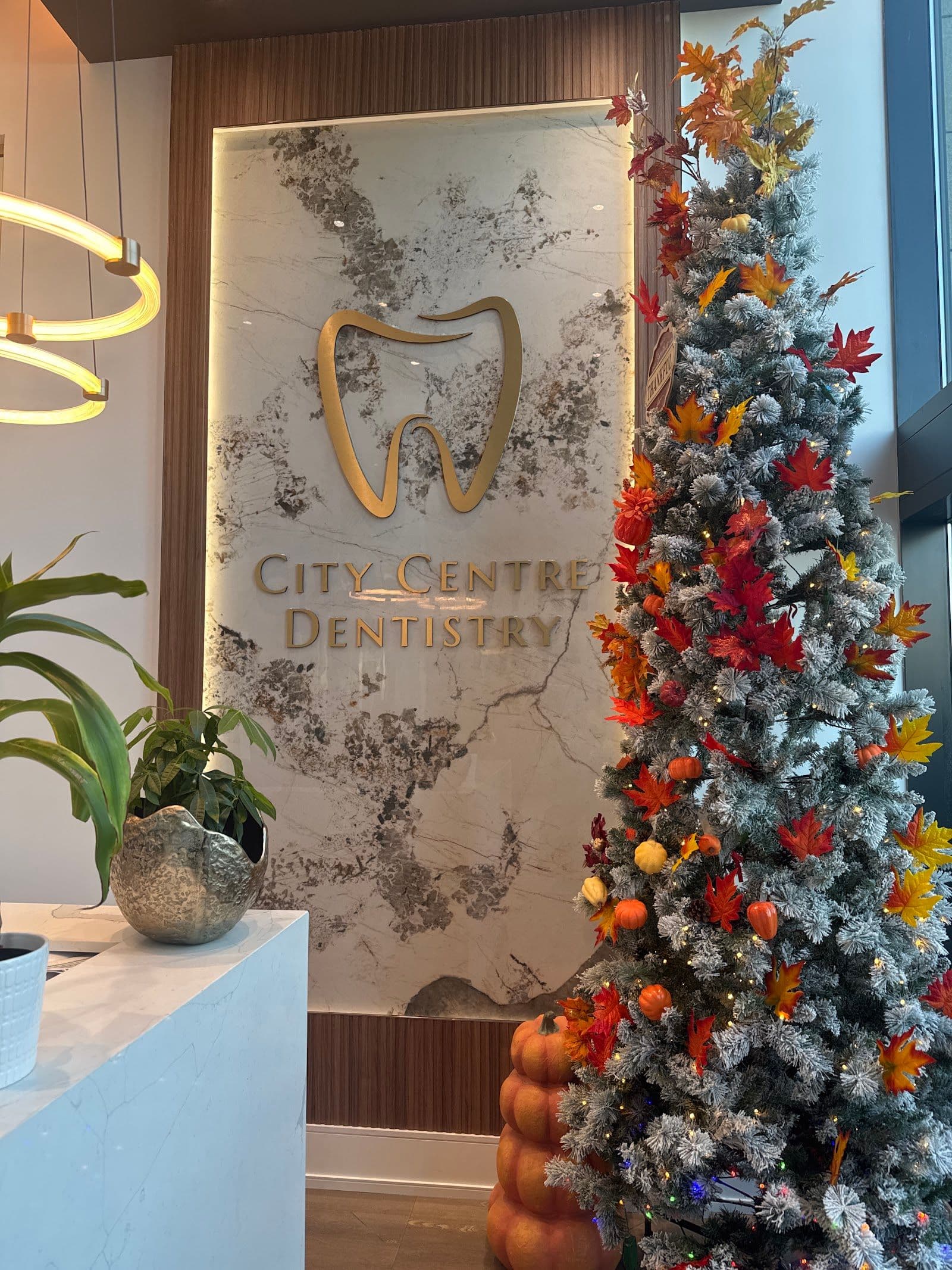 Patient photo from a Google review at City Centre Dentistry