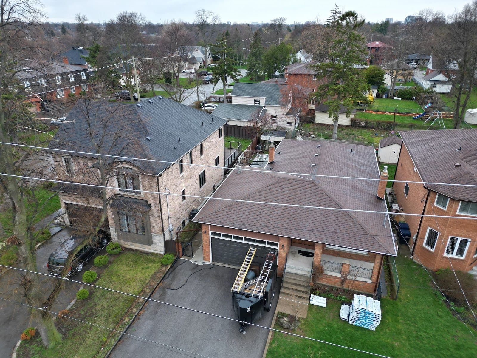 Another customer photo from a Google review at Professional Roofers.