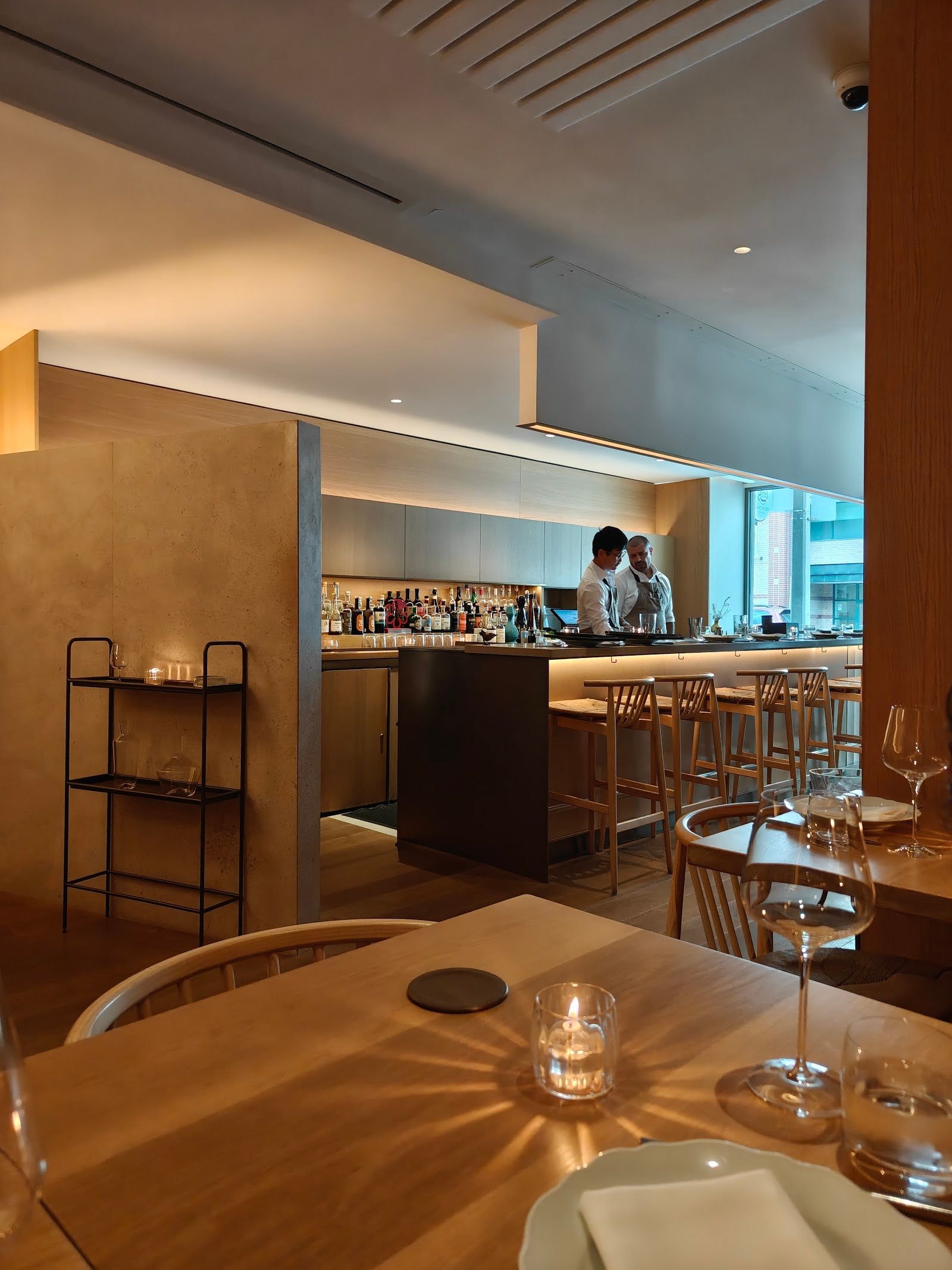 Guests dining at a busy restaurant