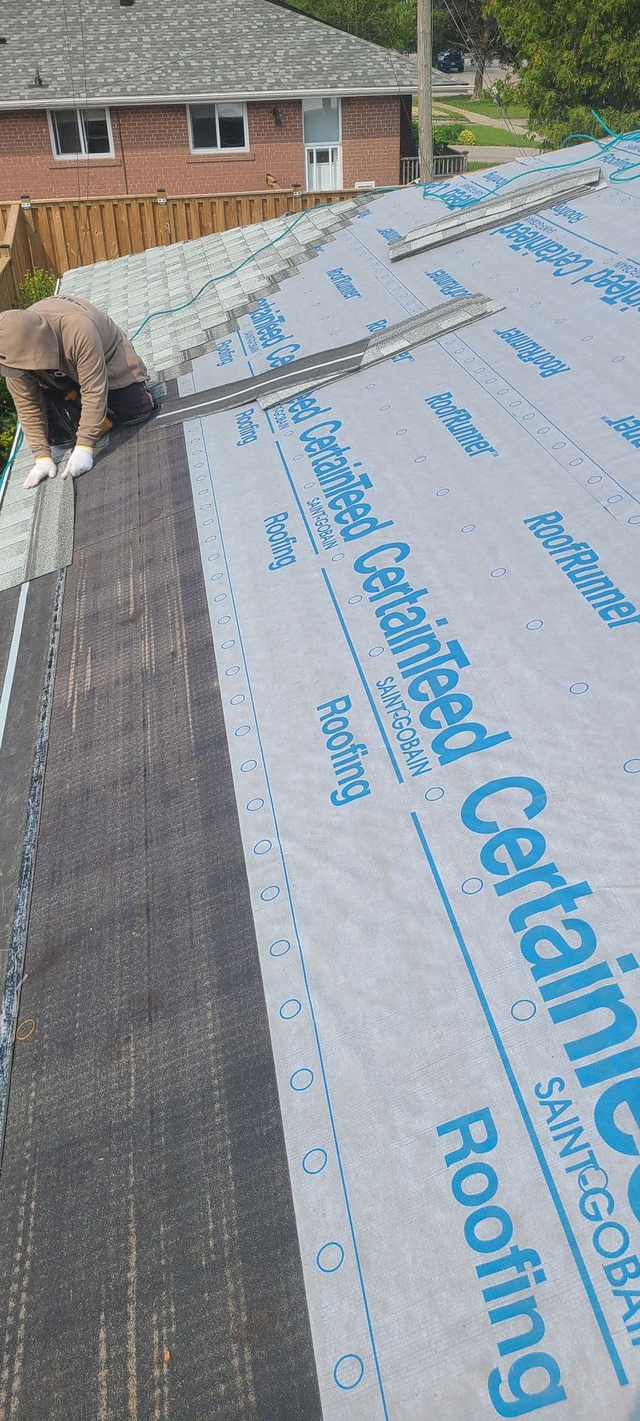 Customer photo from a Google review at Ace Roofing Services Inc