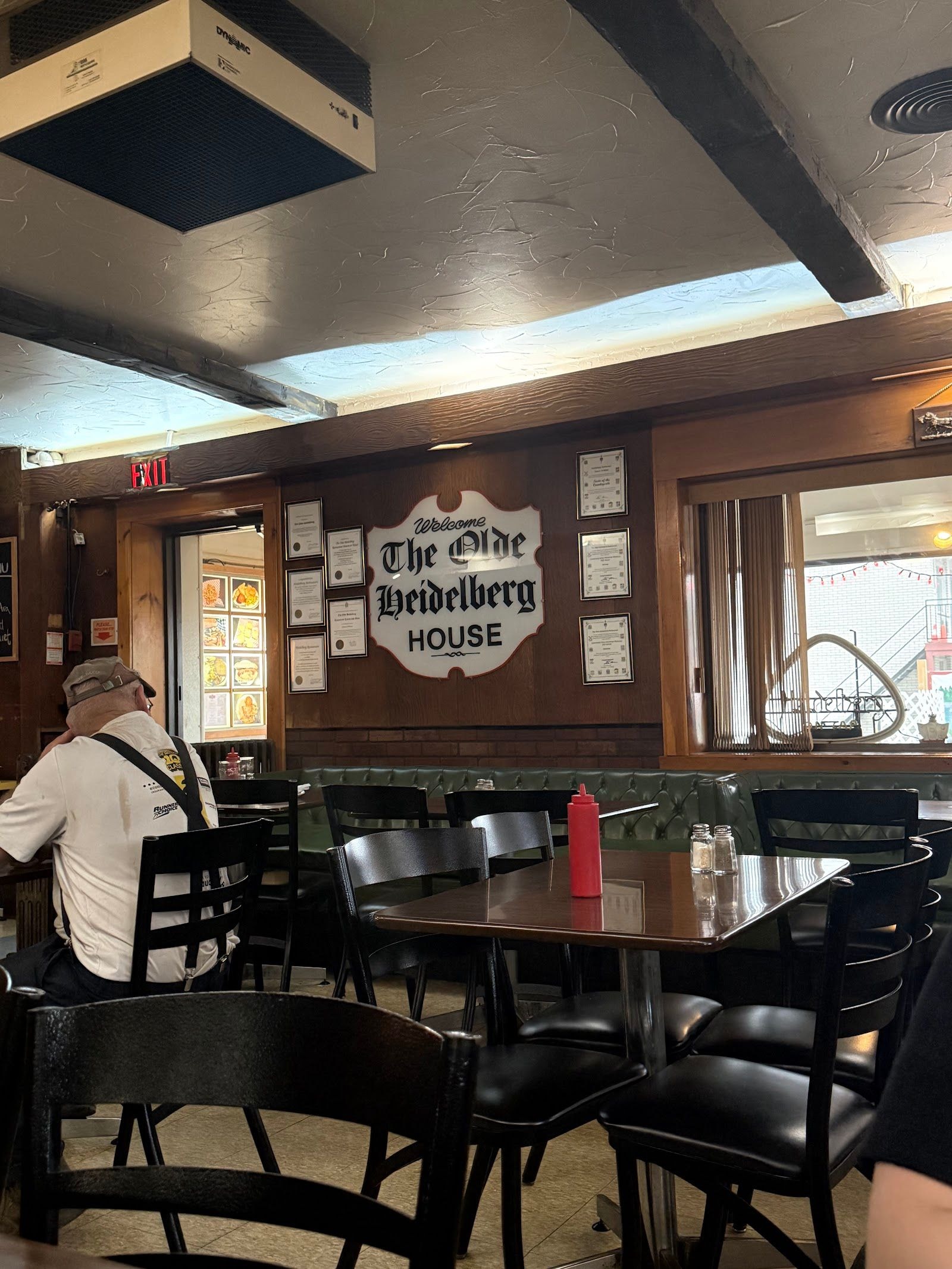 Guests dining at a busy restaurant