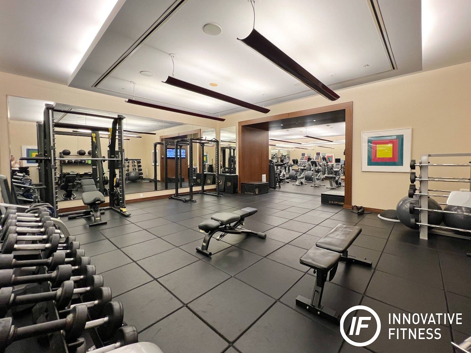 Member photo from a Google review at Innovative Fitness Toronto (Ritz-Carlton)