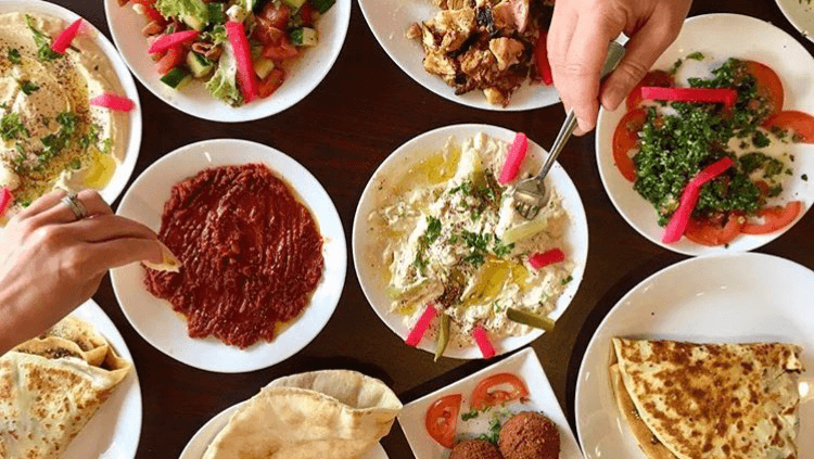 Guest photo from a Google review at Palms Shawarma & Mediterranean Cafe