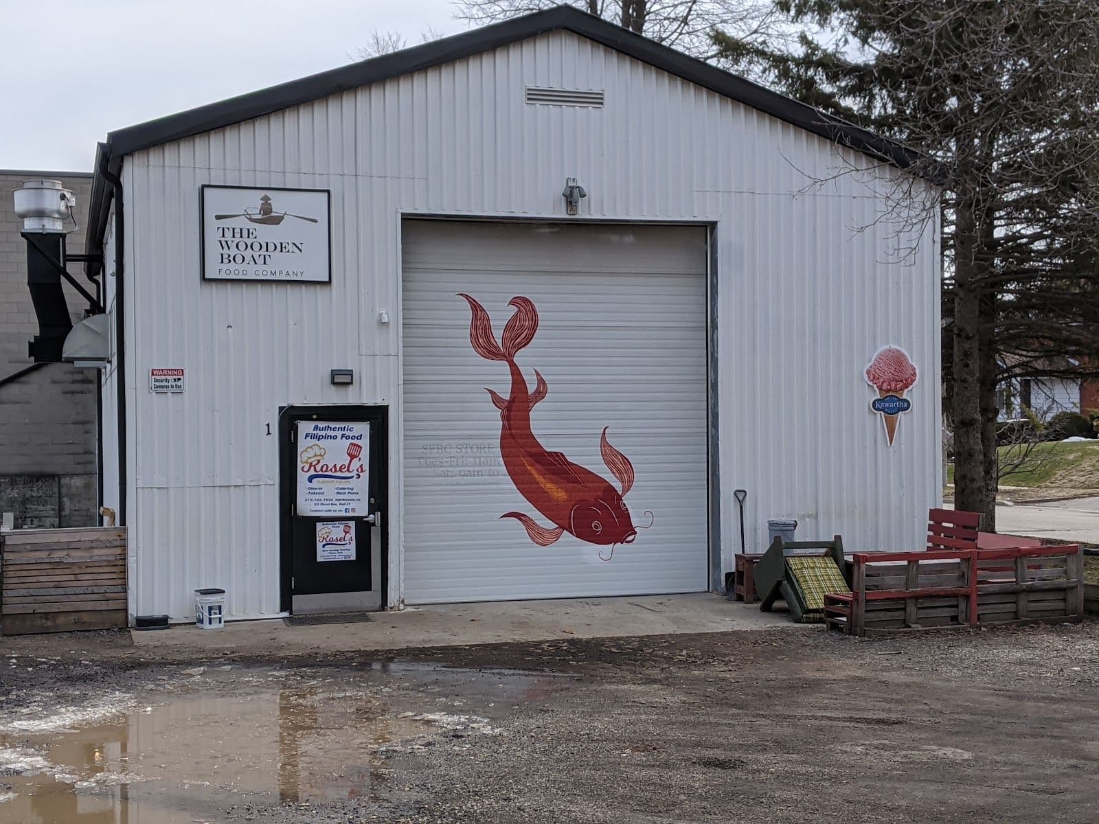 Another guest photo from a Google review at Wooden Boat Food Company
