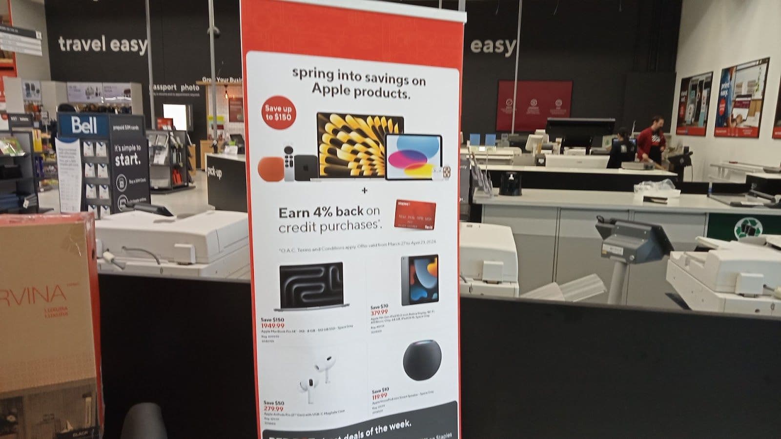 Another customer photo from a Google review at Staples Print & Marketing Services