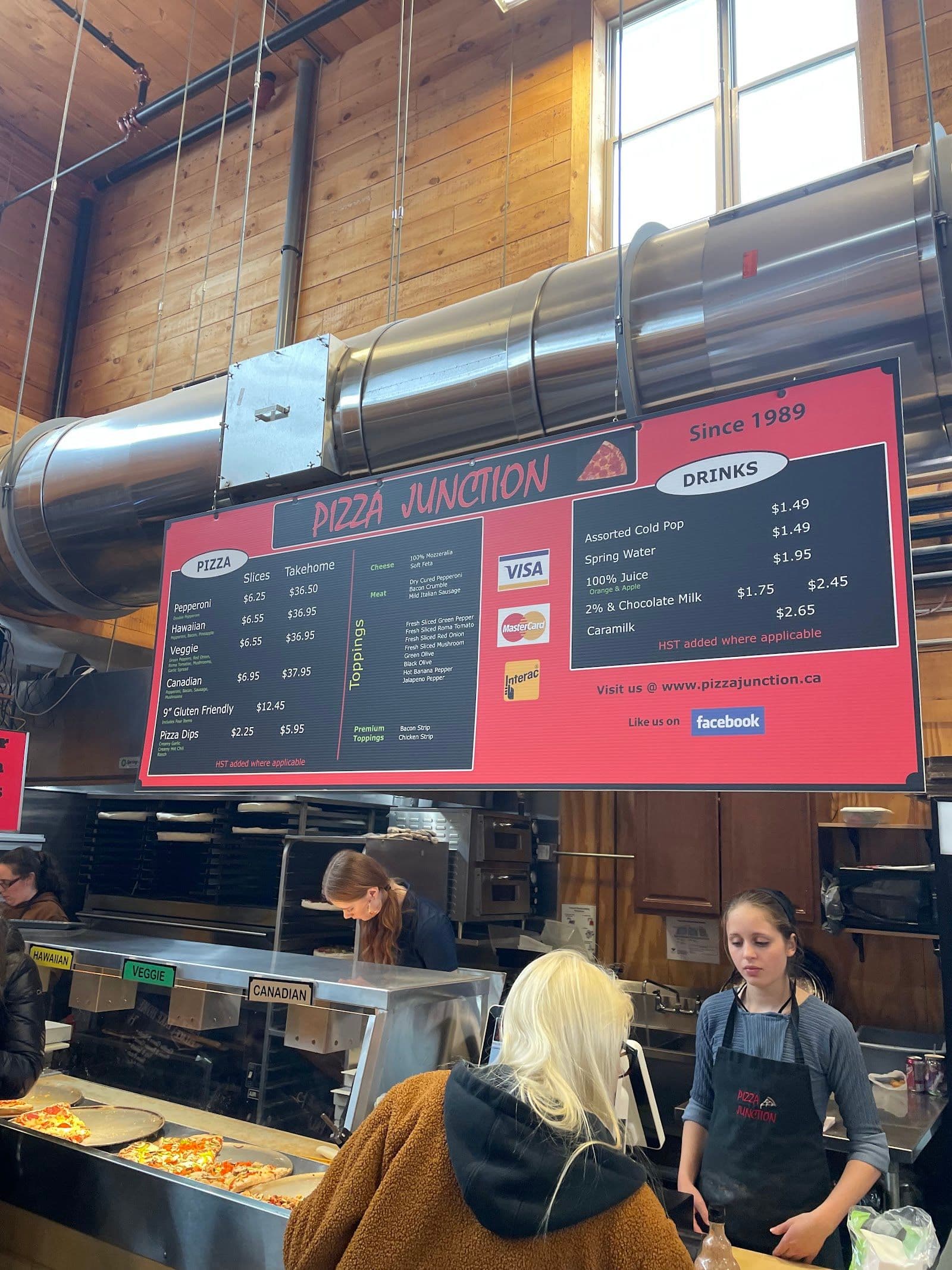Another guest photo from a Google review at Pizza Junction