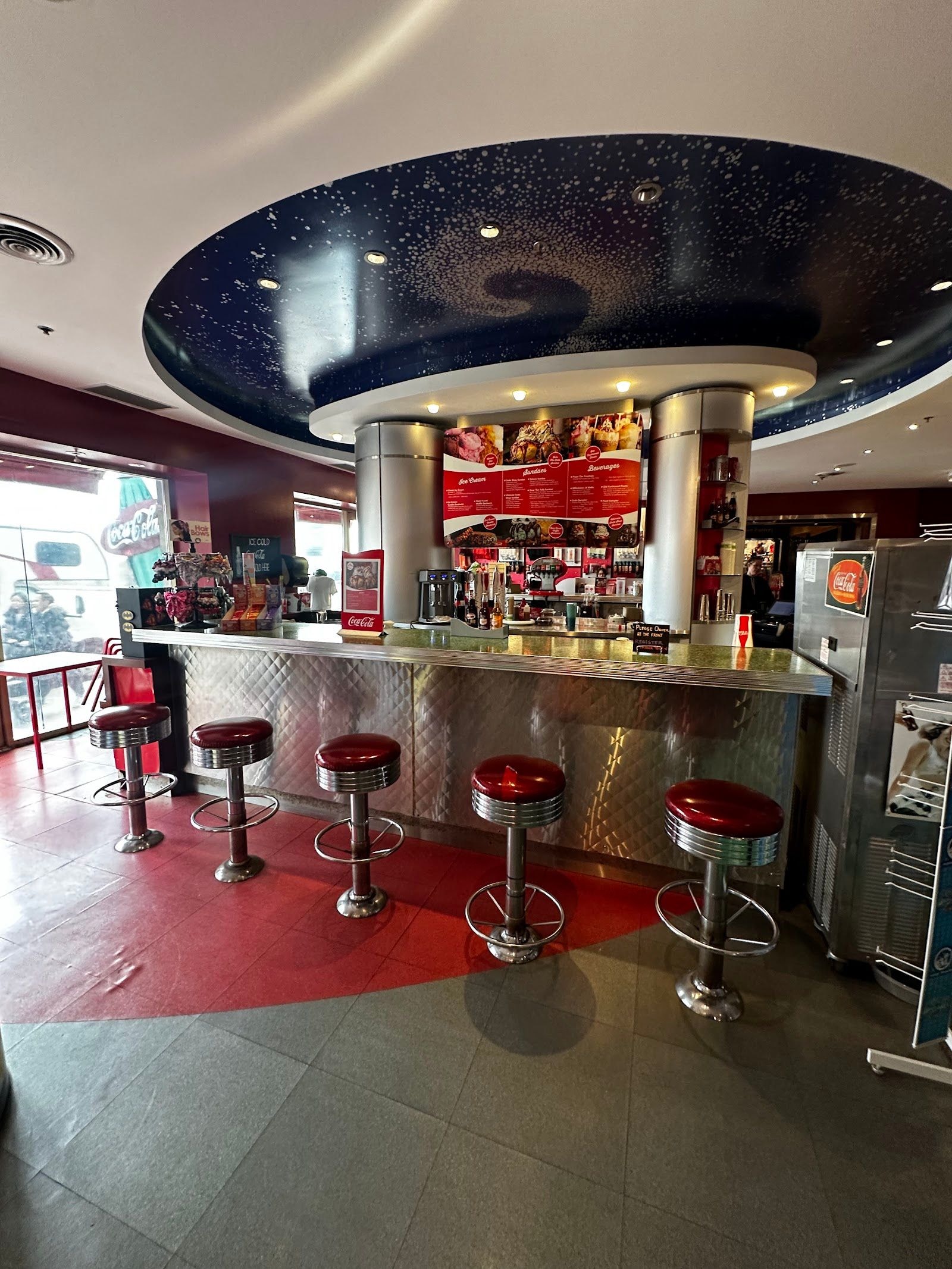 Guests dining at a busy restaurant