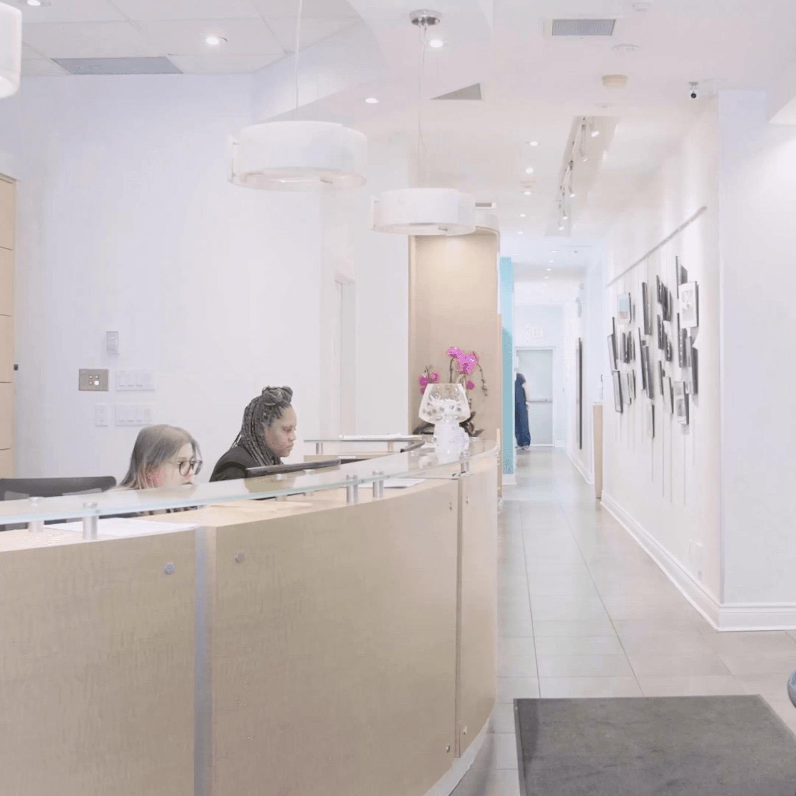 Another patient photo from a Google review at Danforth Neighbourhood Dental Centre