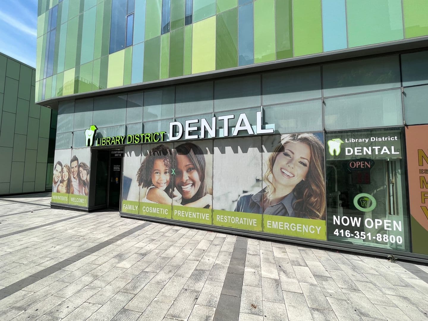 Another patient photo from a Google review at Library District Dental