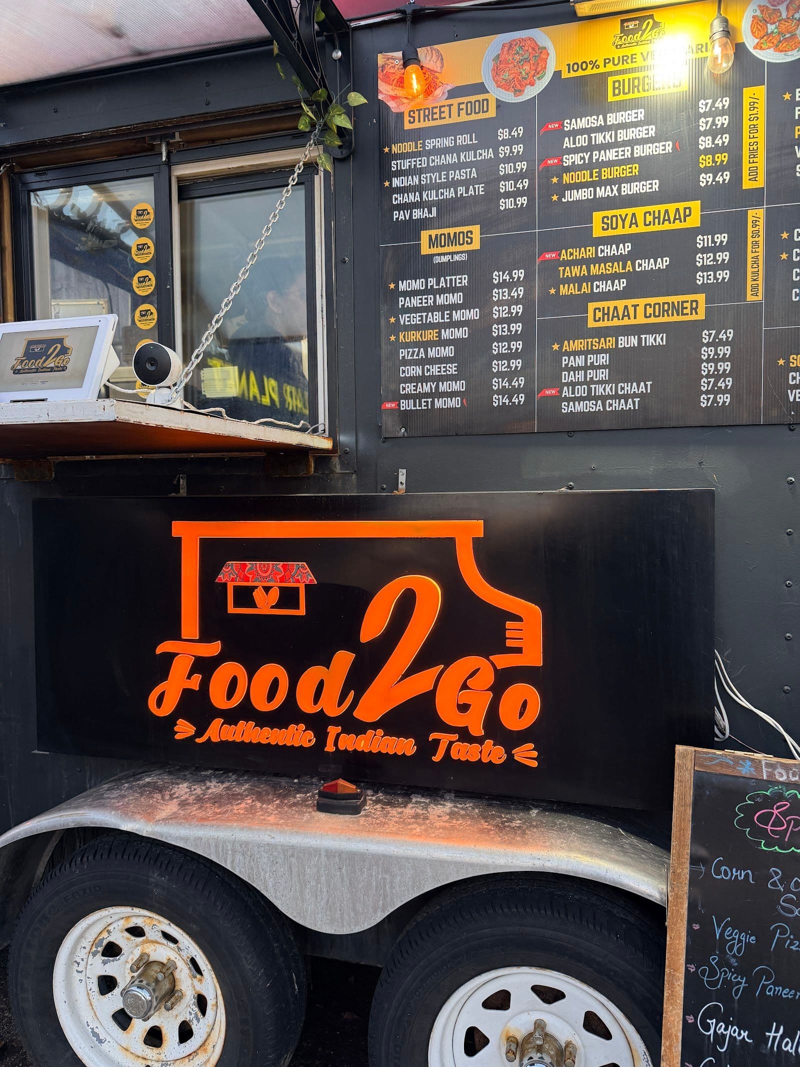Another guest photo from a Google review at Food2Go 100% Vegetarian Indian Street Food