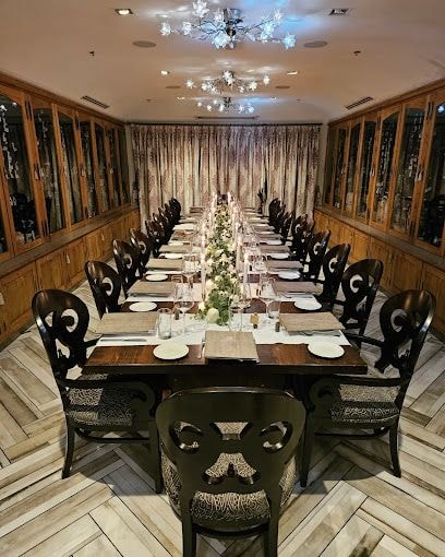Guests dining at a busy restaurant