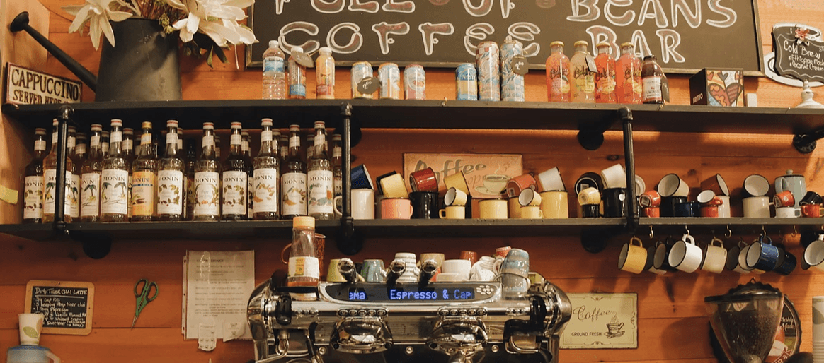 Guest photo from a Google review at Full of Beans Coffee Co