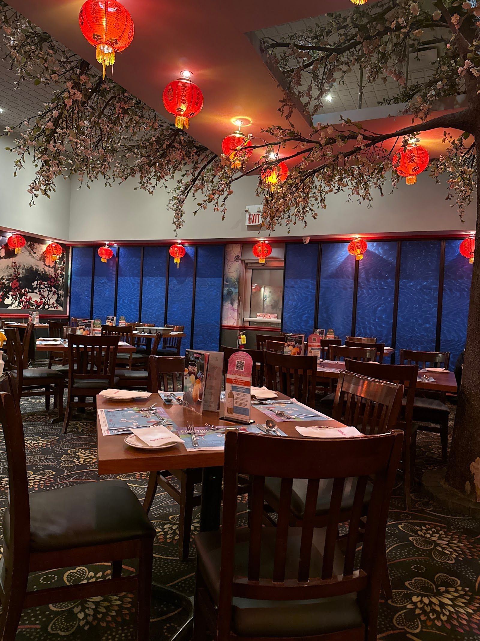 Guests dining at a busy restaurant