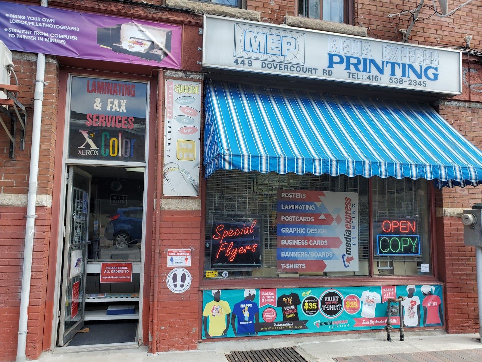 Customer photo from a Google review at Media Express Printing