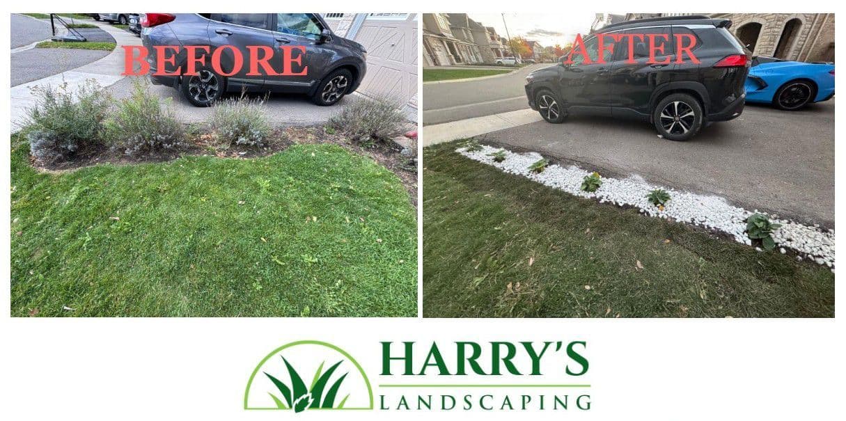 Customer photo from a Google review at Harry's Landscaping