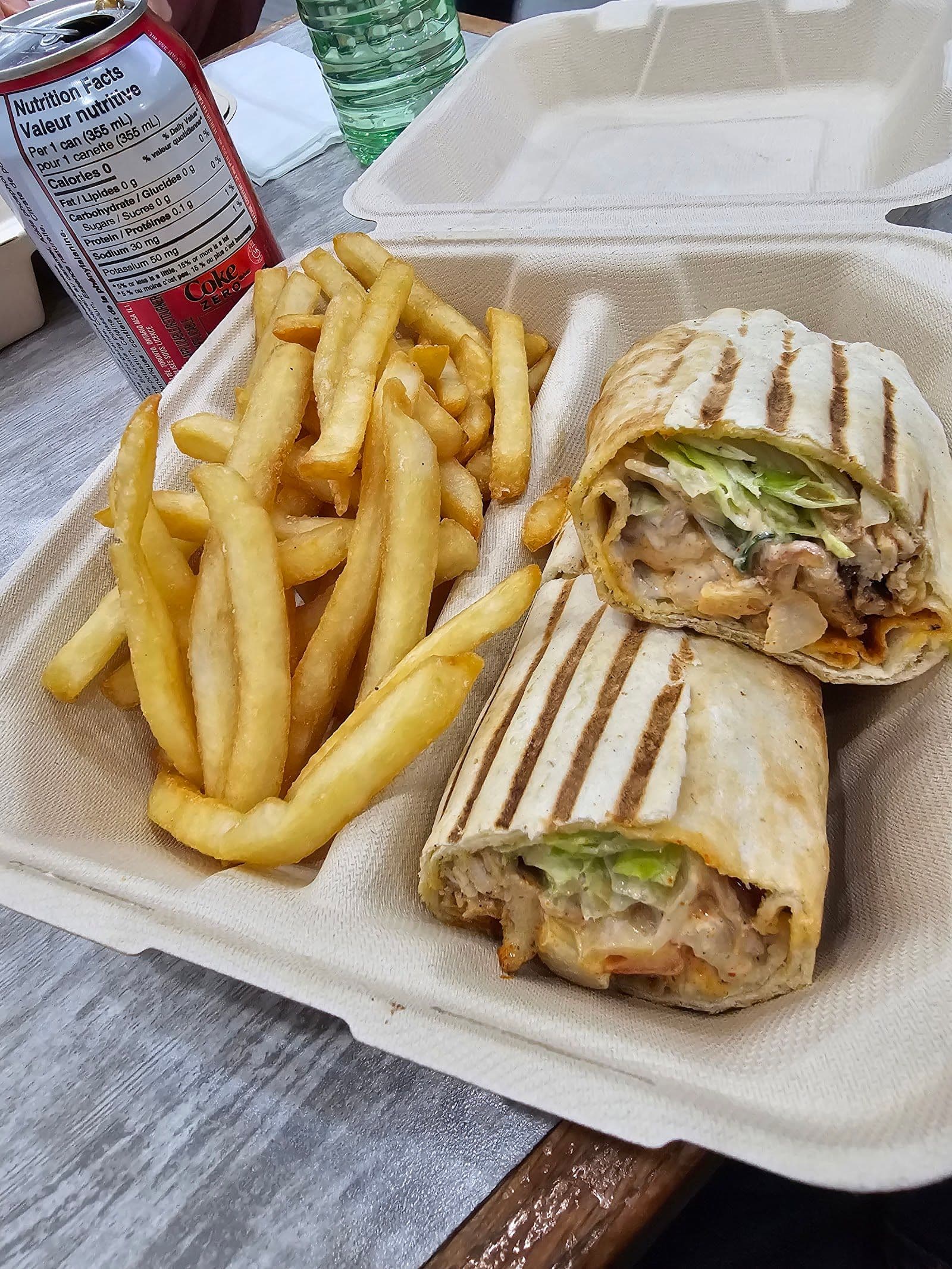 Guest photo from a Google review at Osmow's Shawarma