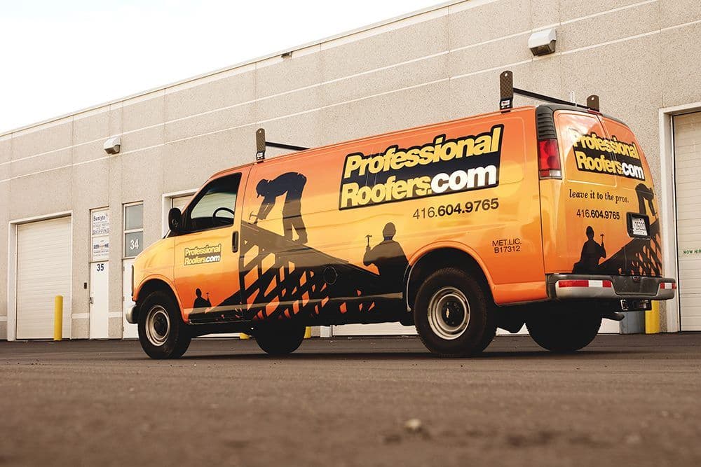 Customer photo from a Google review at Professional Roofers.